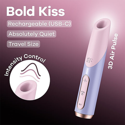 Bold Kiss Travel Size Air Pulse Clitoral Sex Toy