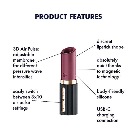 Pro 2 Kiss Usb Rechargeable Clitoral Massager By Satisfyer