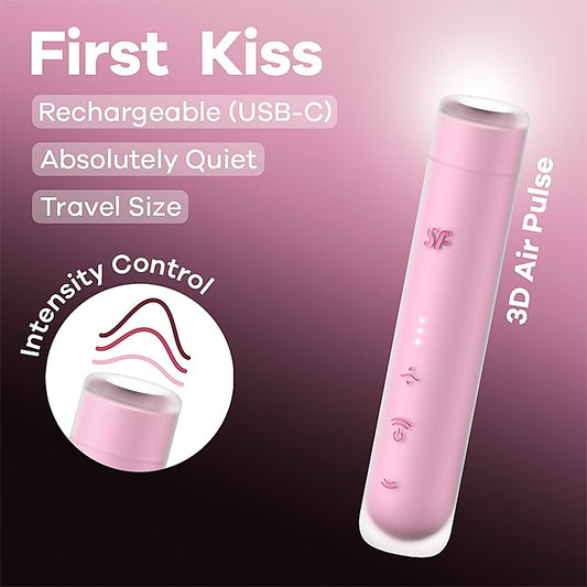 First Kiss Multi Functions Vibrating Clitoral Vibrator