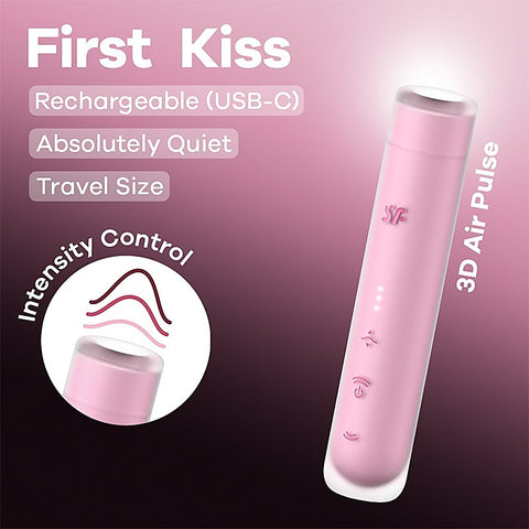 First Kiss Multi Functions Vibrating Clitoral Vibrator