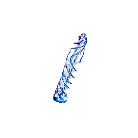 Sexus Blue Helix Glass Dildo by ToyFa