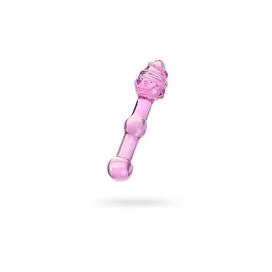 Sexus Unisex Glass Dildo 17cm Pink by ToyFa