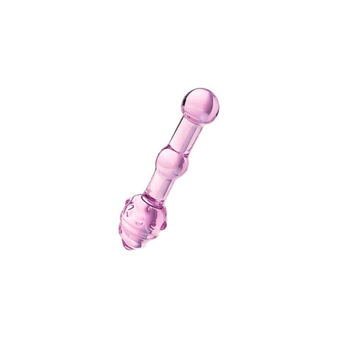 Sexus Unisex Glass Dildo 17cm Pink by ToyFa