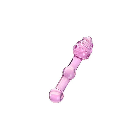 Sexus Unisex Glass Dildo 17cm Pink by ToyFa