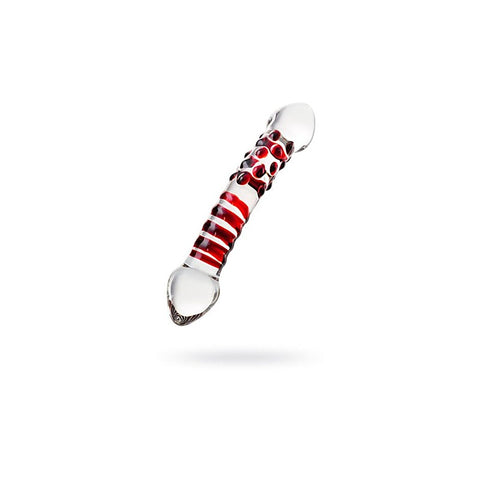 Sexus Red Delight Glass Dildo by ToyFa