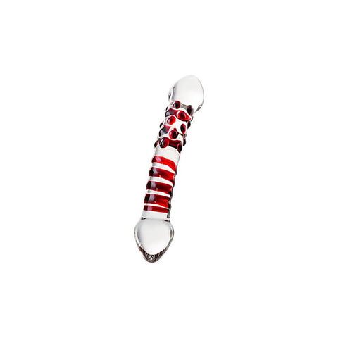 Sexus Red Delight Glass Dildo by ToyFa
