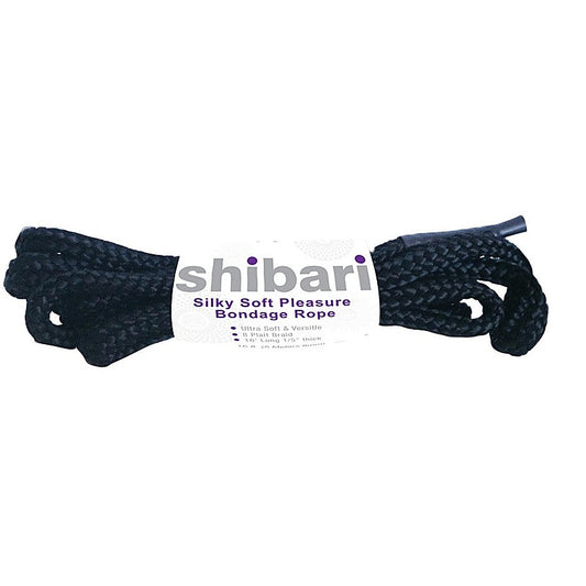 Silky Soft Bondage Rope 5m Black by Shibari