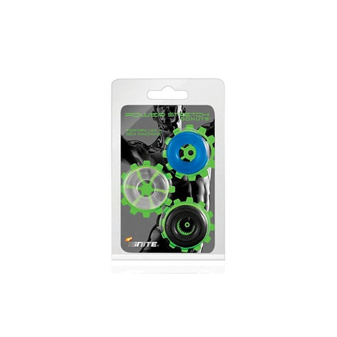 Power Stretch Donuts 3 Piece Men's Cock Ring by SI Novelties