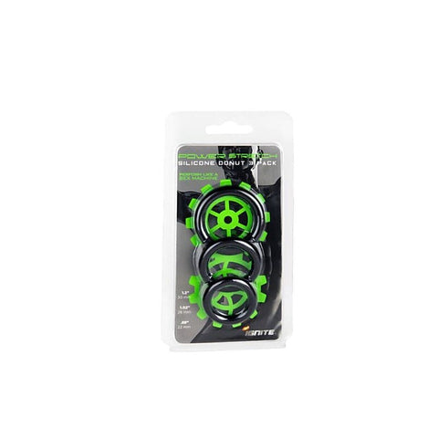 Power Stretch 3 Piece Silicone Cock Rings by SI Novelties