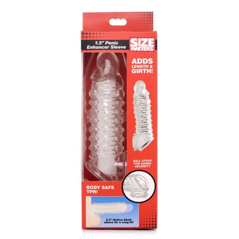 Size Matters Men's Penis Enhancer Sleeve by XR Brands