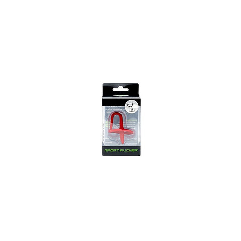 Silicone Cock Plug Red by Sport Fucker
