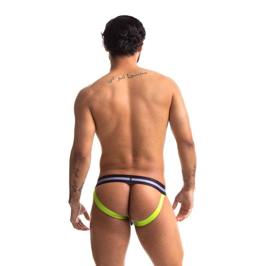 Jersey Black Mens Jock Strap by Sport Fucker