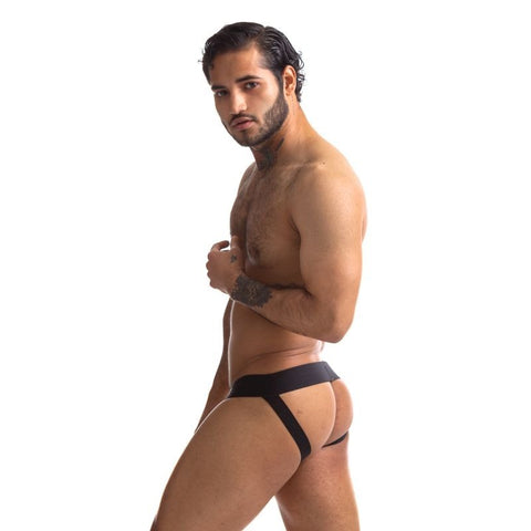 Jersey Black Green Mens Jock Strap by Sport Fucker