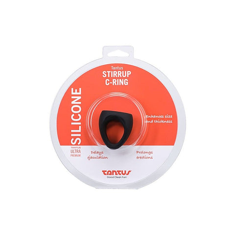 Stirrup Stretchy Mens Silicone Cock Ring by Tantus