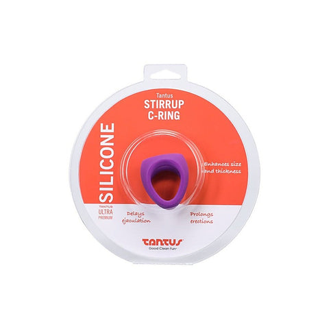 Stirrup Stretchy Mens Silicone Cock Ring by Tantus