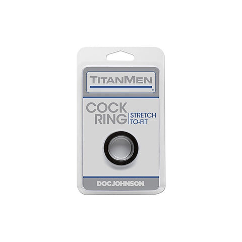 Titanmen Extra Thick Stretchy Cock Ring by Doc Johnson