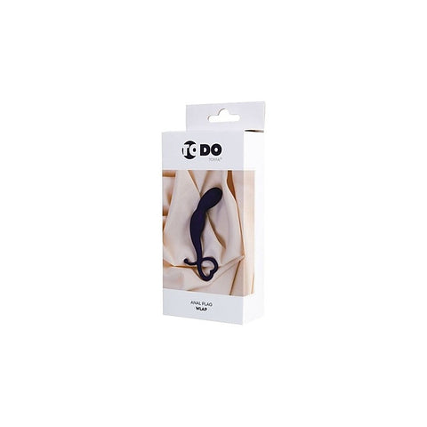 Wlap Curved Head Silicone Anal Plug by ToDo