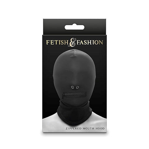 Zippered Mouth Hood by NS Novelties