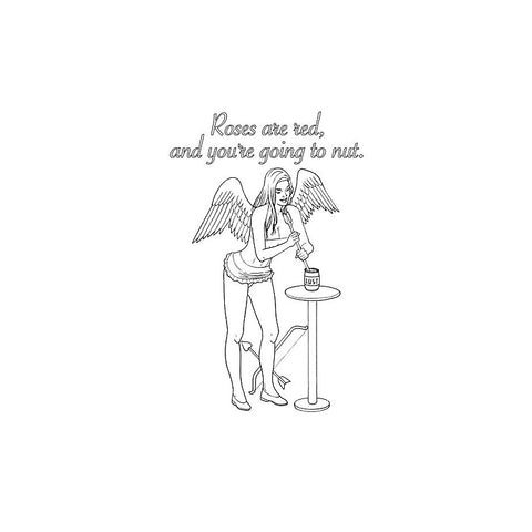 My Naughty Valentine Adult Colouring Book by Wood Rocket