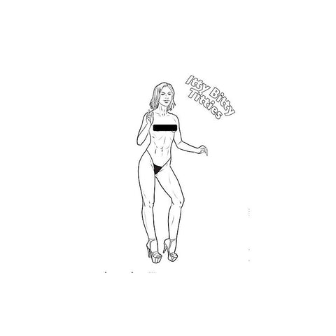 Boobs Boobs Boobs Adult Colouring Book by Wood Rocket