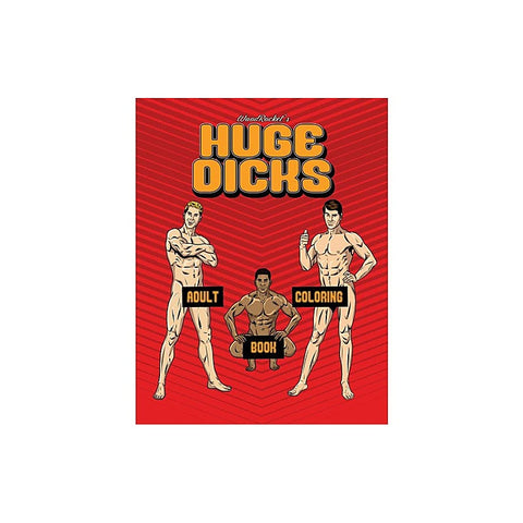 Huge Dicks Novelty Colouring Book by Wood Rocket