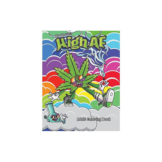 High AF Adult Colouring Book by Wood Rocket