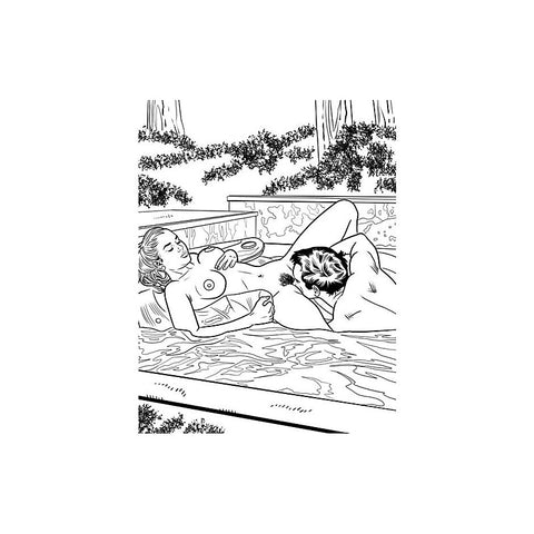 Oral Sex Adult Colouring Book by Wood Rocket