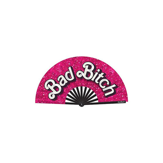 Bad Bitch Barbie Inspired Hand Folding Fan by Wood Rocket