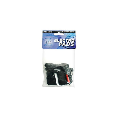 Zeus Deluxe Black Electro Pads by XR Brands