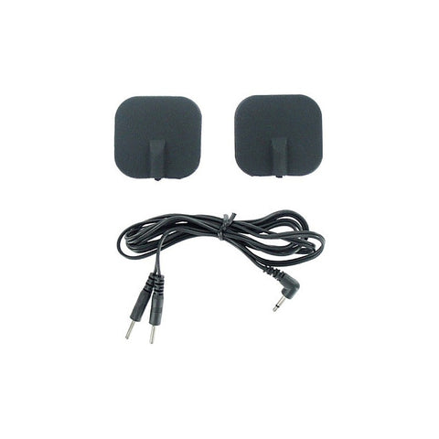 Zeus Deluxe Black Electro Pads by XR Brands