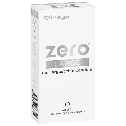 Lifestyles Zero Large Comfort Fit Condoms by Ansell