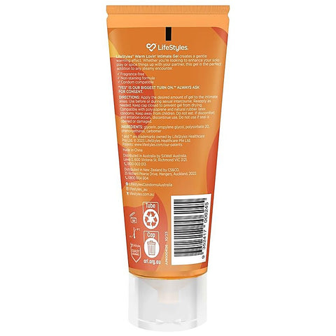 Warm Lovin Warming Intimate Gel by Ansell