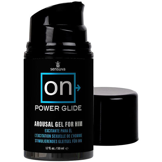 Power Glide Arousal Gel For Him by Sensuva On