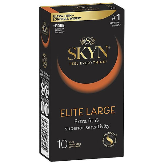 Skyn Elite Soft & Comfortable Large Condoms by Ansell