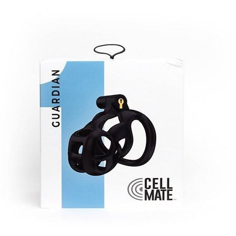 The Guardian by CellMate Male Chastity Device Black