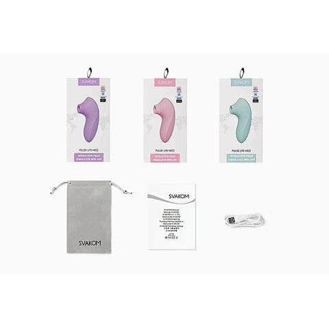 Pulse Lite Neo Pale Rosette Clitoral Stimulator by Svakom