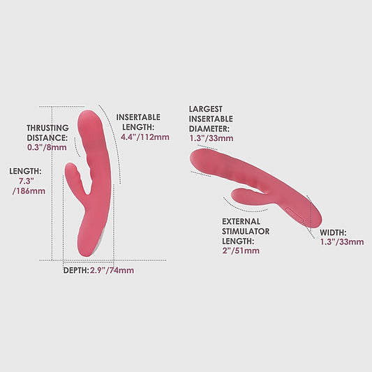 Avery Multi-Function Rabbit Vibrator by Svakom