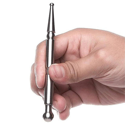 Stainless Steel Double Down Penis Plug by BDStyle