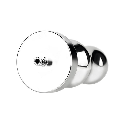 Stainless Steel Male Chastity Cage With Enema Butt Plug