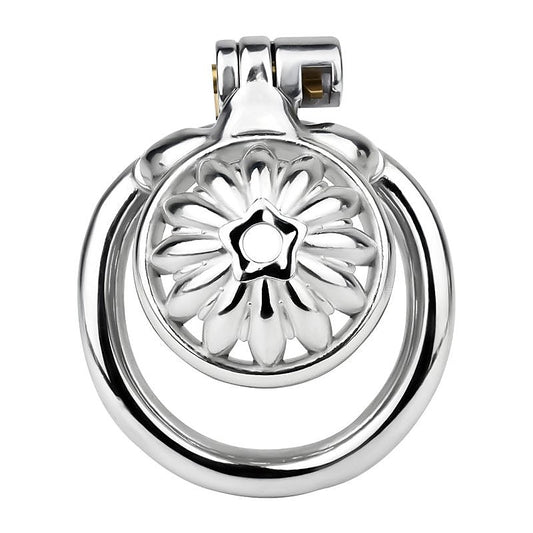Sunflower Shape Steel Male Chastity Cage by BDStyle