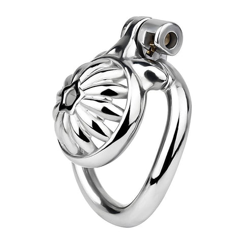 Sunflower Shape Steel Male Chastity Cage by BDStyle