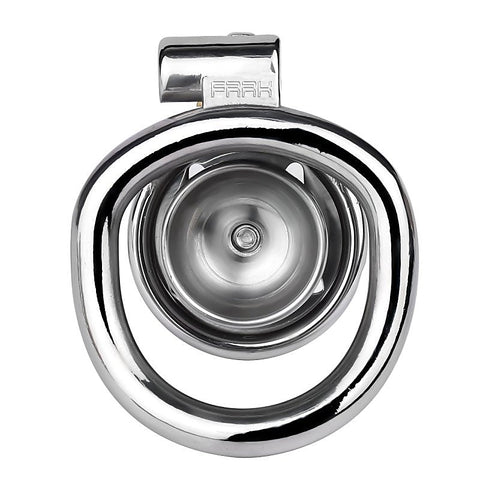 M Flat Metal Male Chastity Device Inverted by BDStyle