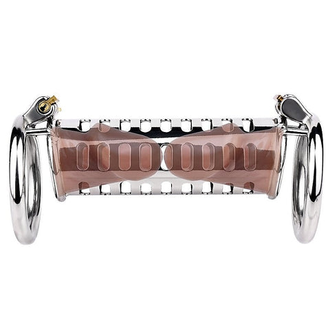 Metal Double Ended Chastity Cage by BDStyle