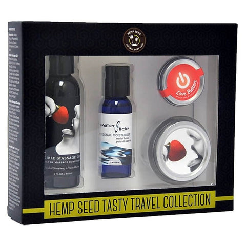 Hemp Seed Tasty Travel Collection by Earthly Body