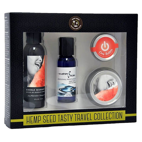 Hemp Seed Tasty Travel Collection by Earthly Body