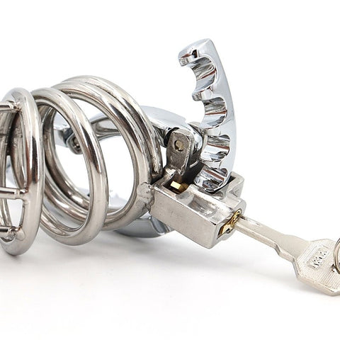 Tiny Gear Ring Mens Chastity Cage by BDStyle