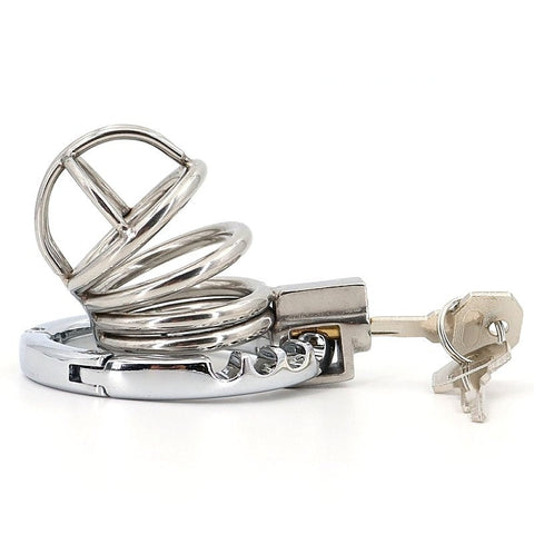 Tiny Gear Ring Mens Chastity Cage by BDStyle