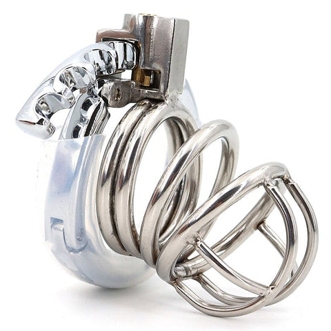 Tiny Gear Ring Mens Chastity Cage by BDStyle