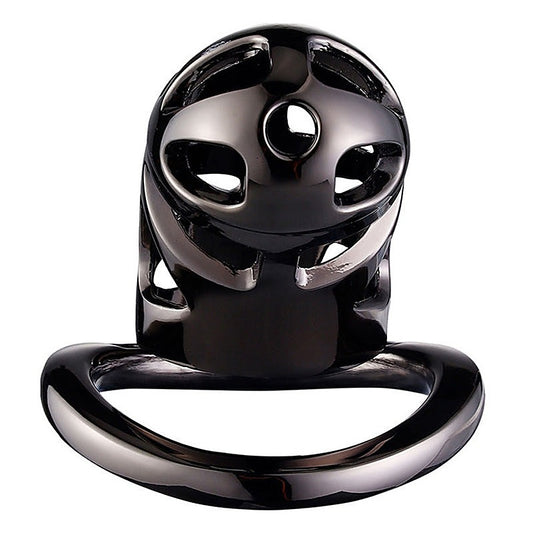 Black Men's Chastity Cage with 3 Ring Sizes by BDStyle