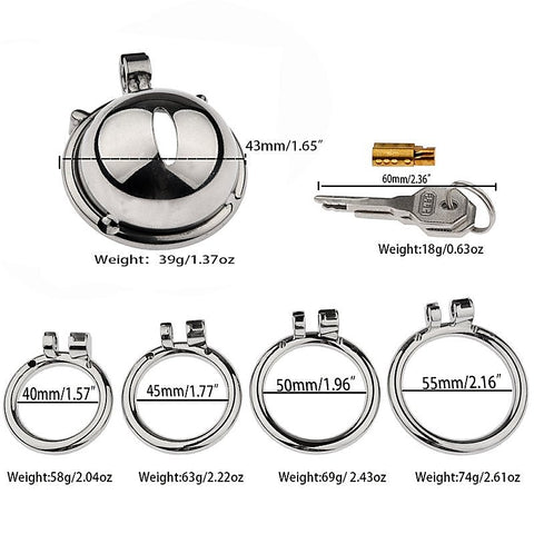 CB Chastity Hide Lock Male Cock Cage by BDStyle